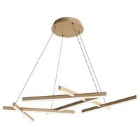 Pendelleuchte Line Goldfarben max. 79 Watt - Goldfarben, Basics, Kunststoff/Metall (101/5,5/66cm) - MAYTONI