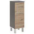 Spodnja Omarica Garziello - hrast/antracit, Moderno, leseni material (31/86/32cm) - MÖMAX modern living