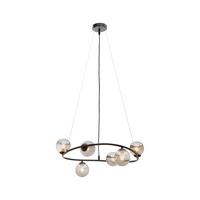 LAMPA SUFITOWA NERON - szary, Modern, metal/szkło (58/58/115cm) - Bessagi Home