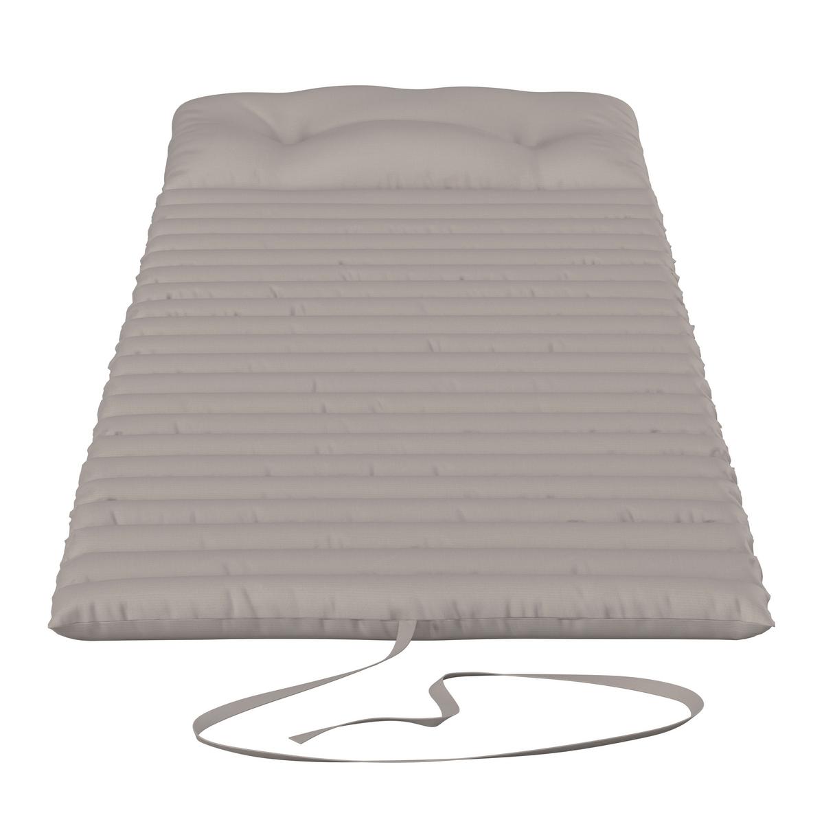 Liegenauflage Luna ca. 180x60x5 cm Beige - Beige, MODERN, Textil (180/5/60cm) - Bessagi Garden