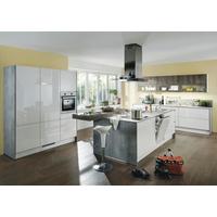 Tervezhető Konyha Pura - fehér, Modern, faalapú anyag - Nobilia