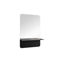 Wandspiegel Maren Schwarz ca. 40x60x15,5cm - Schwarz, MODERN, Glas/Metall (40/60/15,5cm) - Mömax