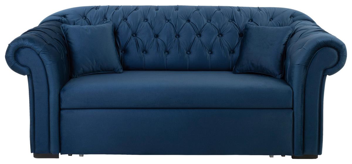 CANAPEA EXTENSIBILĂ CUPIDO - albastru închis, Design, textil (213/86/99cm) - Mömax