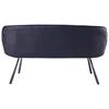 SITTBÄNK EILEEN - svart, Modern, metall/textil (171/88/65cm) - Mömax