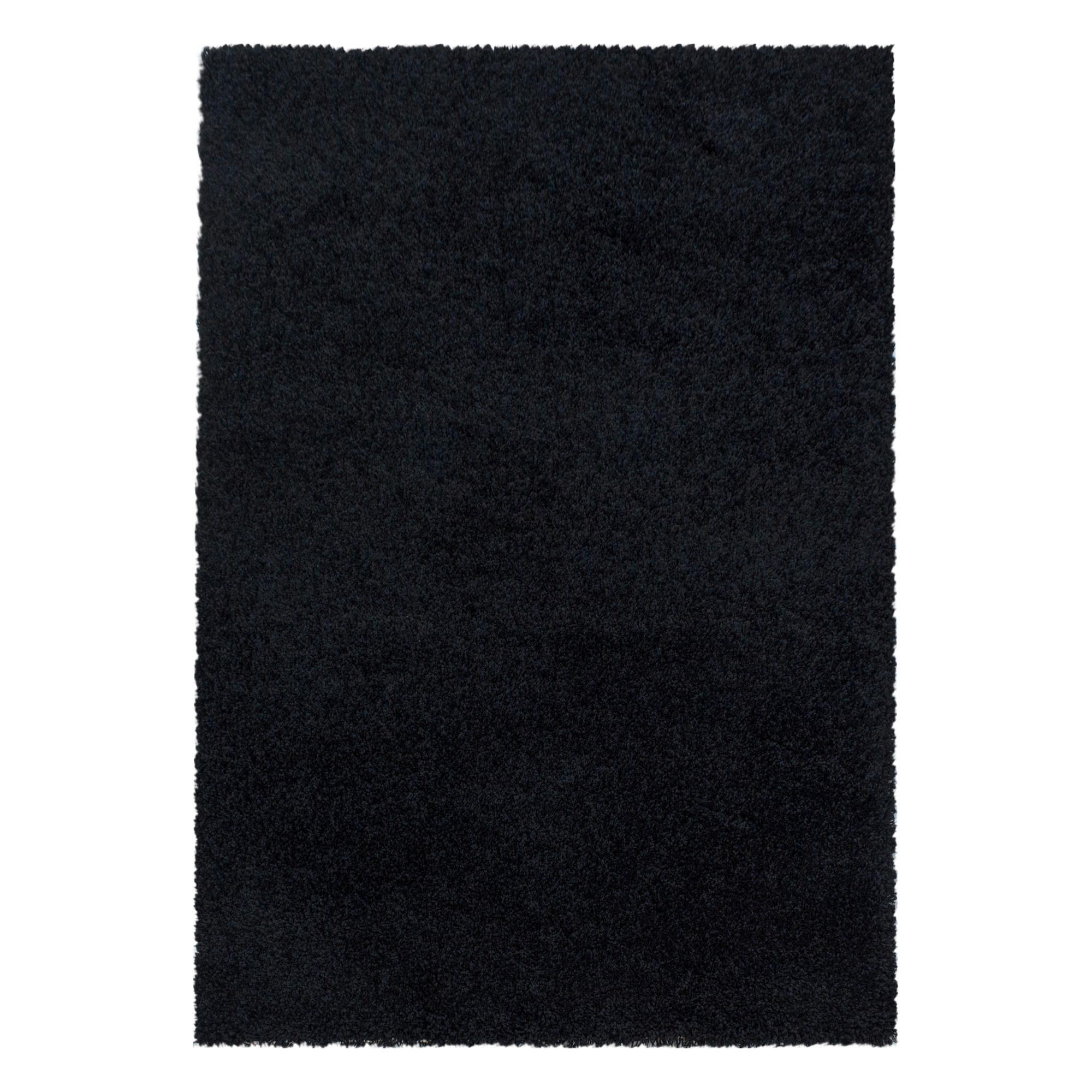 Shaggy Sydney 3000 Schwarz ca. 80x250cm - Schwarz, Basics, Textil (80/250cm)