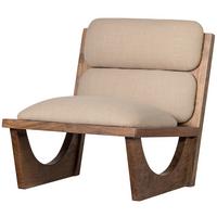 Sessel Opulent Akazie-/Naturfarben B: 70 cm - Naturfarben/Akaziefarben, Design, Holz/Textil (70/75/80cm) - Livetastic