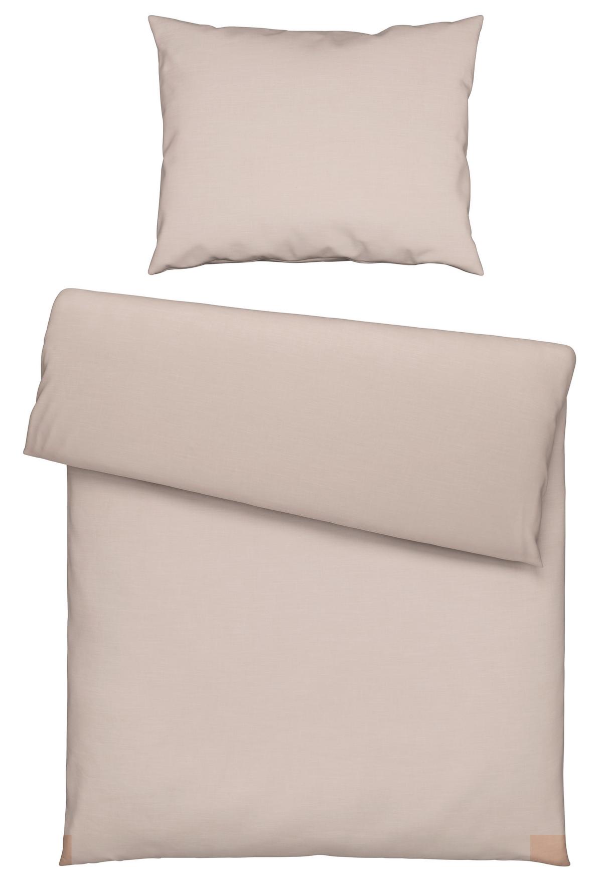 Bettwäsche Ilvy in Beige ca. 140x200cm - Beige, MODERN, Textil (140/200cm) - Modern Living