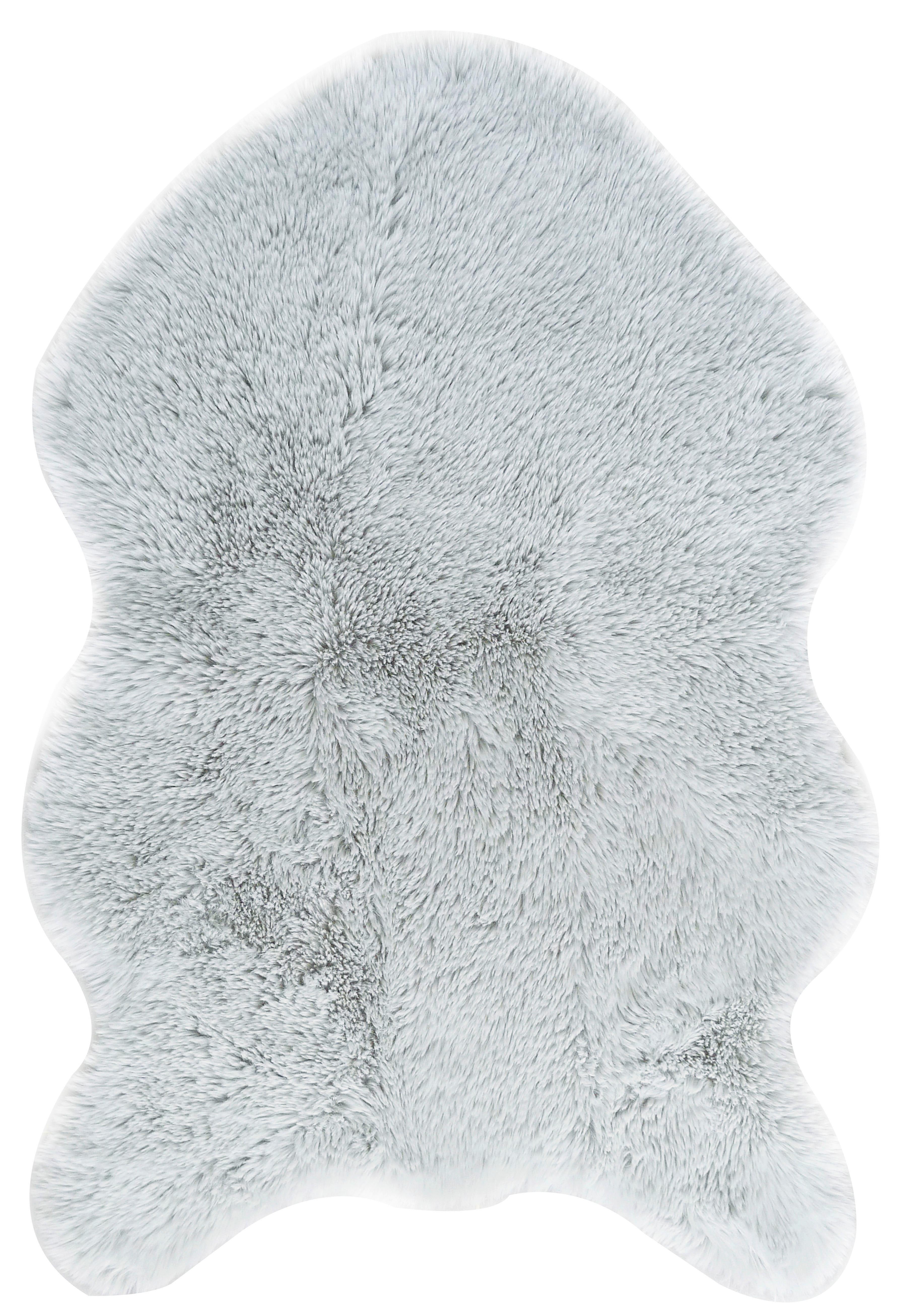 Blană artificială Lucia - gri deschis, Romantik / Landhaus, textil (60/90cm) - Mömax