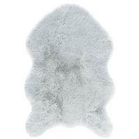 Kunstfell Lucia in Hellgrau ca. 60x90cm - Hellgrau, Romantik / Landhaus, Textil (60/90cm) - Mömax