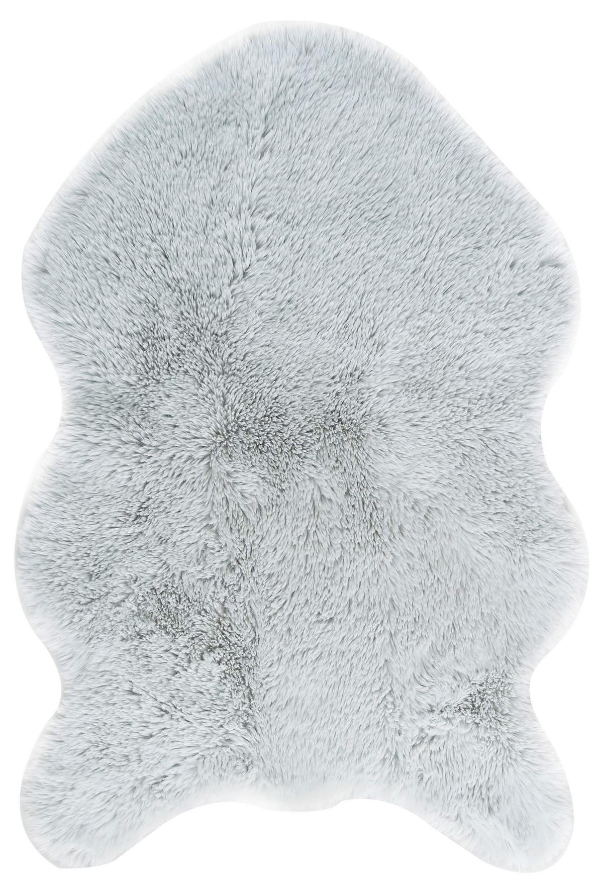 Kunstfell Lucia in Hellgrau ca. 60x90cm - Hellgrau, Romantik / Landhaus, Textil (60/90cm) - Mömax