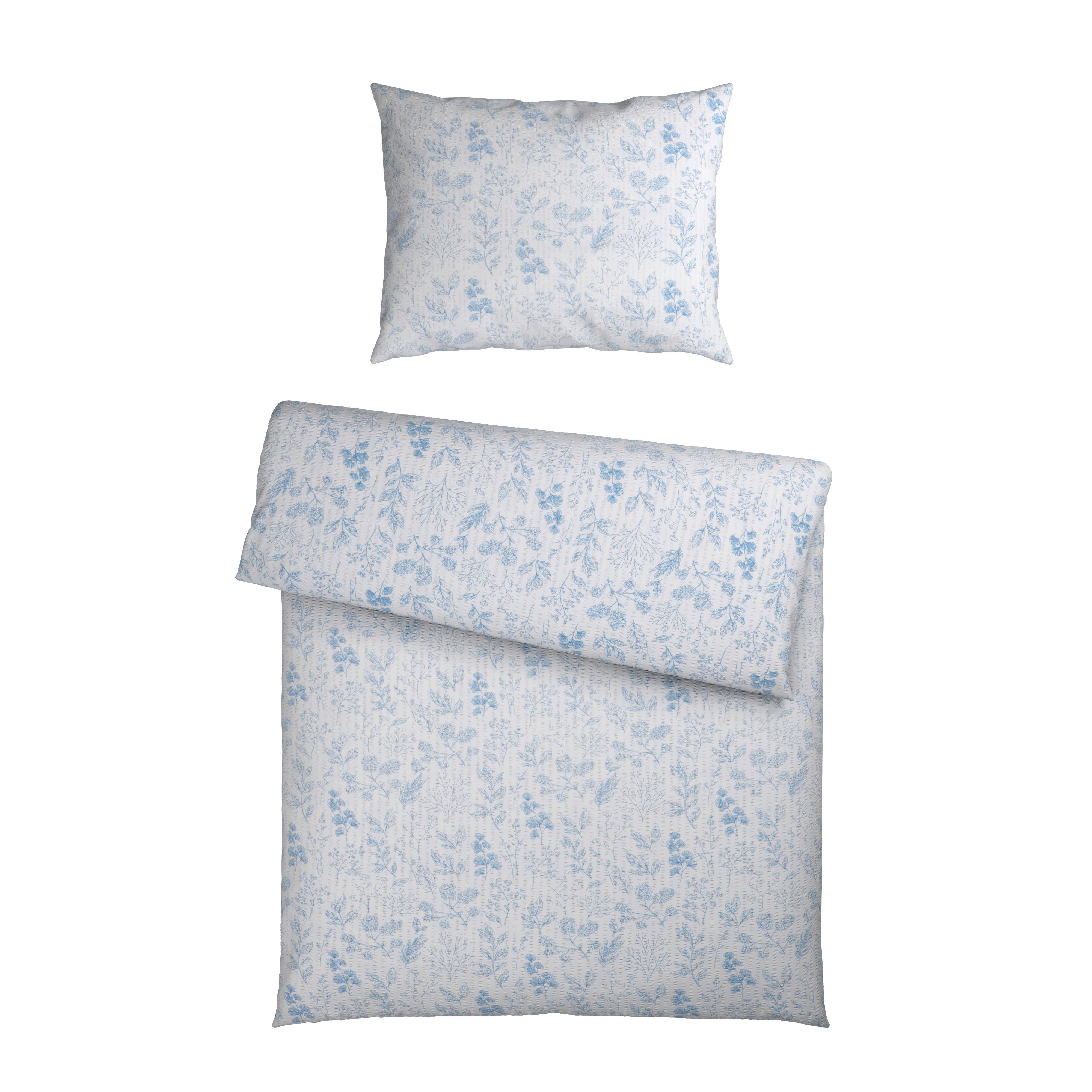 Bettwäsche Paris Hellblau ca. 140x200cm - Hellblau, Textil (140/200cm) - Mömax