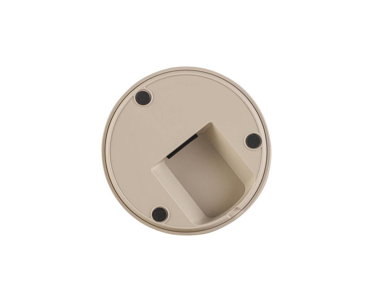 LED-Außenleuchte Hiro in Sandfarben max. 1,6 Watt - Sandfarben/Schwarz, MODERN, Kunststoff (11,5/20,3cm) - Modern Living