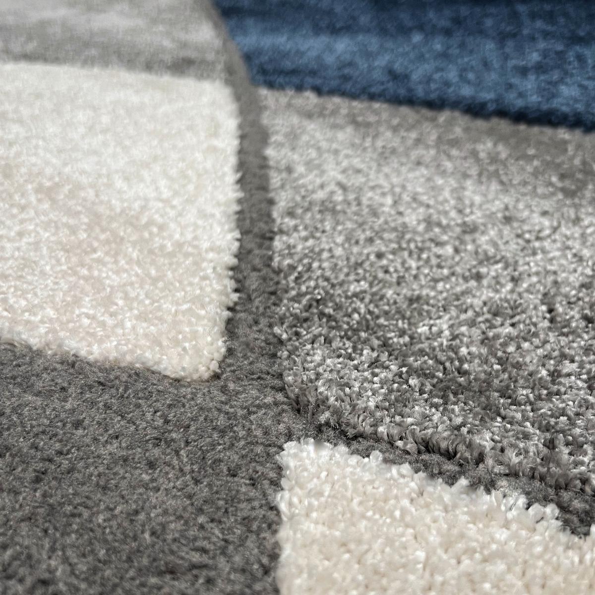 HOCHFLORTEPPICH MY CANYON 974 - Blau, Basics, Textil (160/230cm)