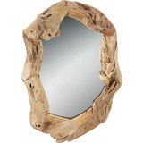 Fali Tükör Amazonas -trend- - Tíkfa/Barna, Faalapú anyag/Üveg (100/70/5cm)