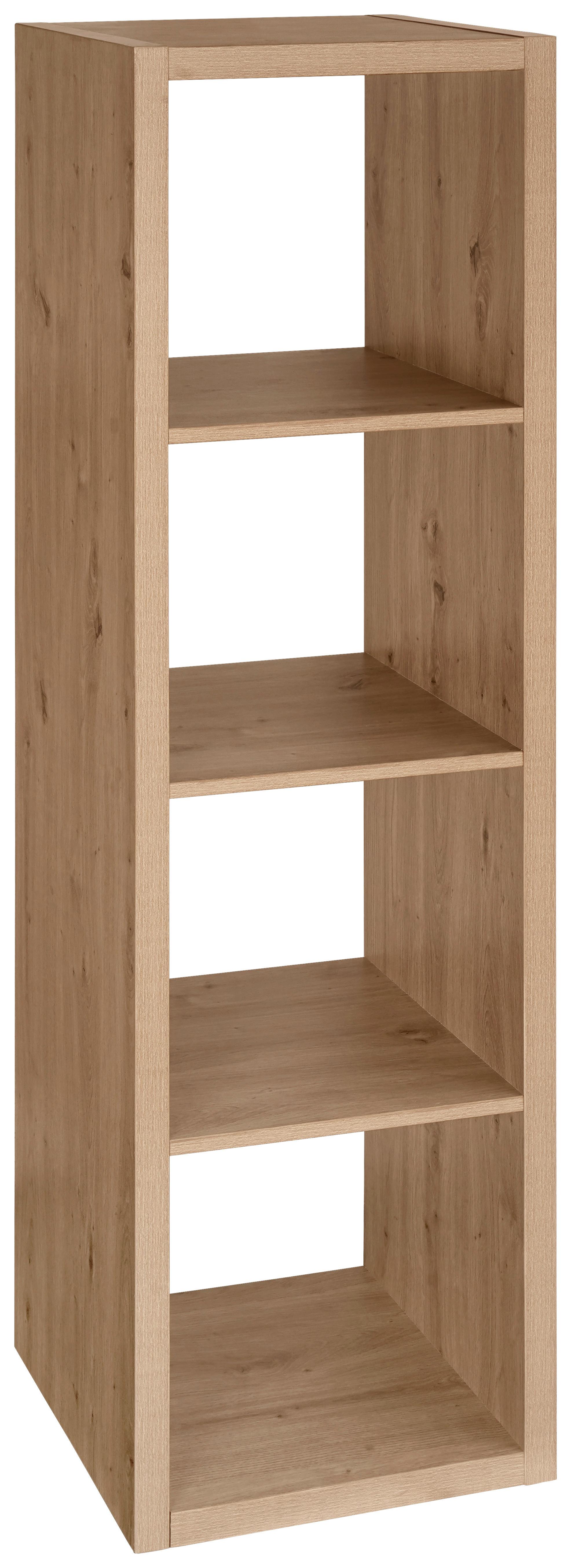 Polica Style Flex - hrast artisan, Konvencionalno, pločasti materijal (142/39,3/39cm) - Modern Living