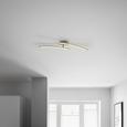 Led Mennyezeti Lámpa Holla - Nikkel/Áttetsző, romantikus/Landhaus, Műanyag/Fém (59/10/10cm) - Modern Living Led Mennyezeti Lámpa Holla - Nikkel/Áttetsző, romantikus/Landhaus, Műanyag/Fém (59/10/10cm) - Modern Living