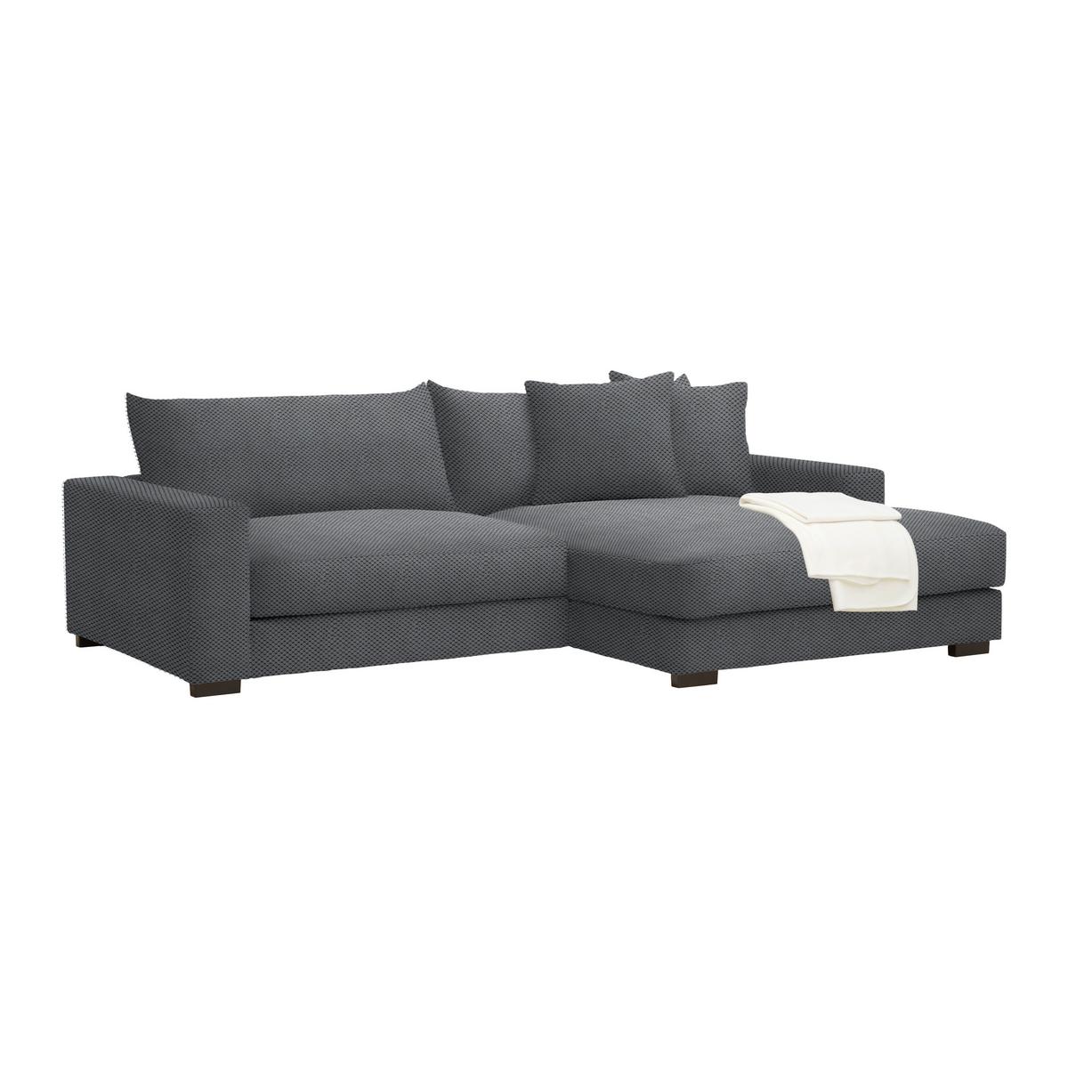 Ecksofa Pedro Grau - Grau, MODERN, Textil (265/83/180cm) - Mömax