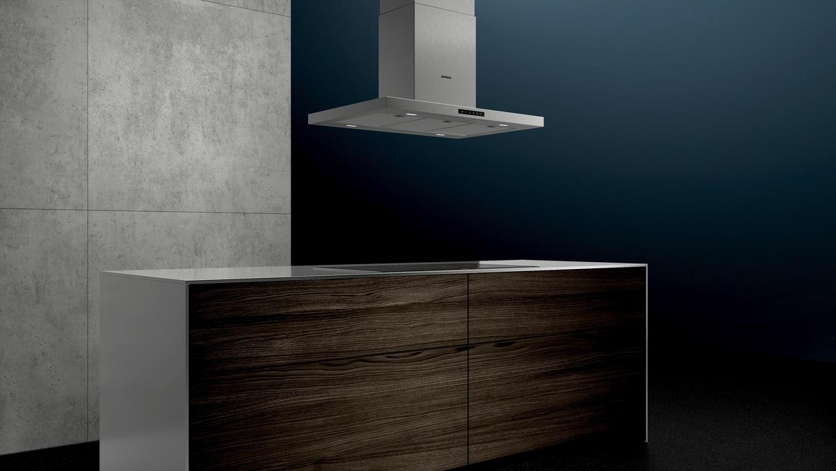 Dunstabzugshaube LF97BBM50 Edelstahl - Edelstahlfarben, LIFESTYLE, Metall (89,8/4,6/60cm) - Siemens