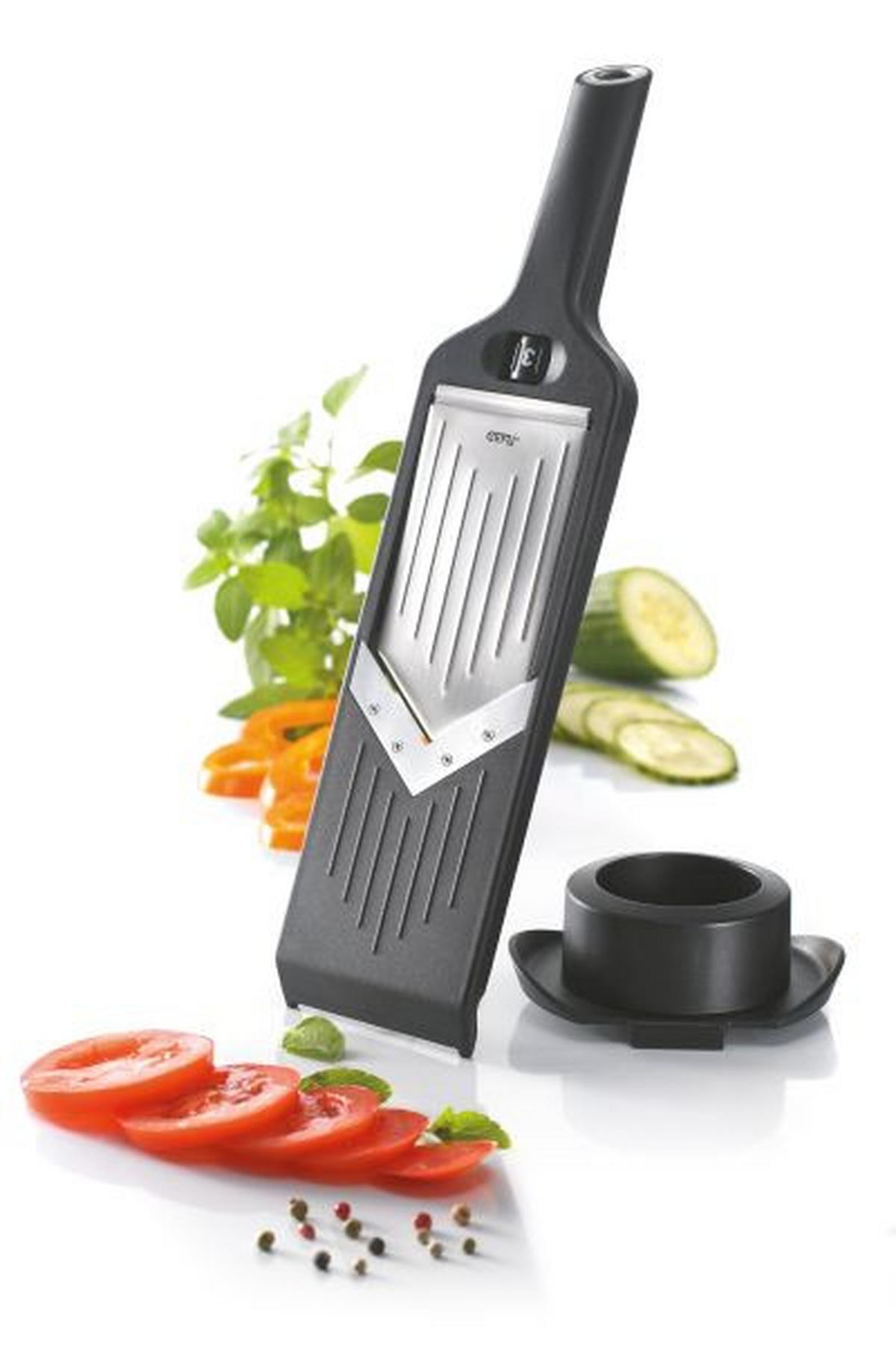SZATKOWNICA DO WARZYW 50440 - czarny, Basics, tworzywo sztuczne/metal (32/9/5,5cm) - Gefu