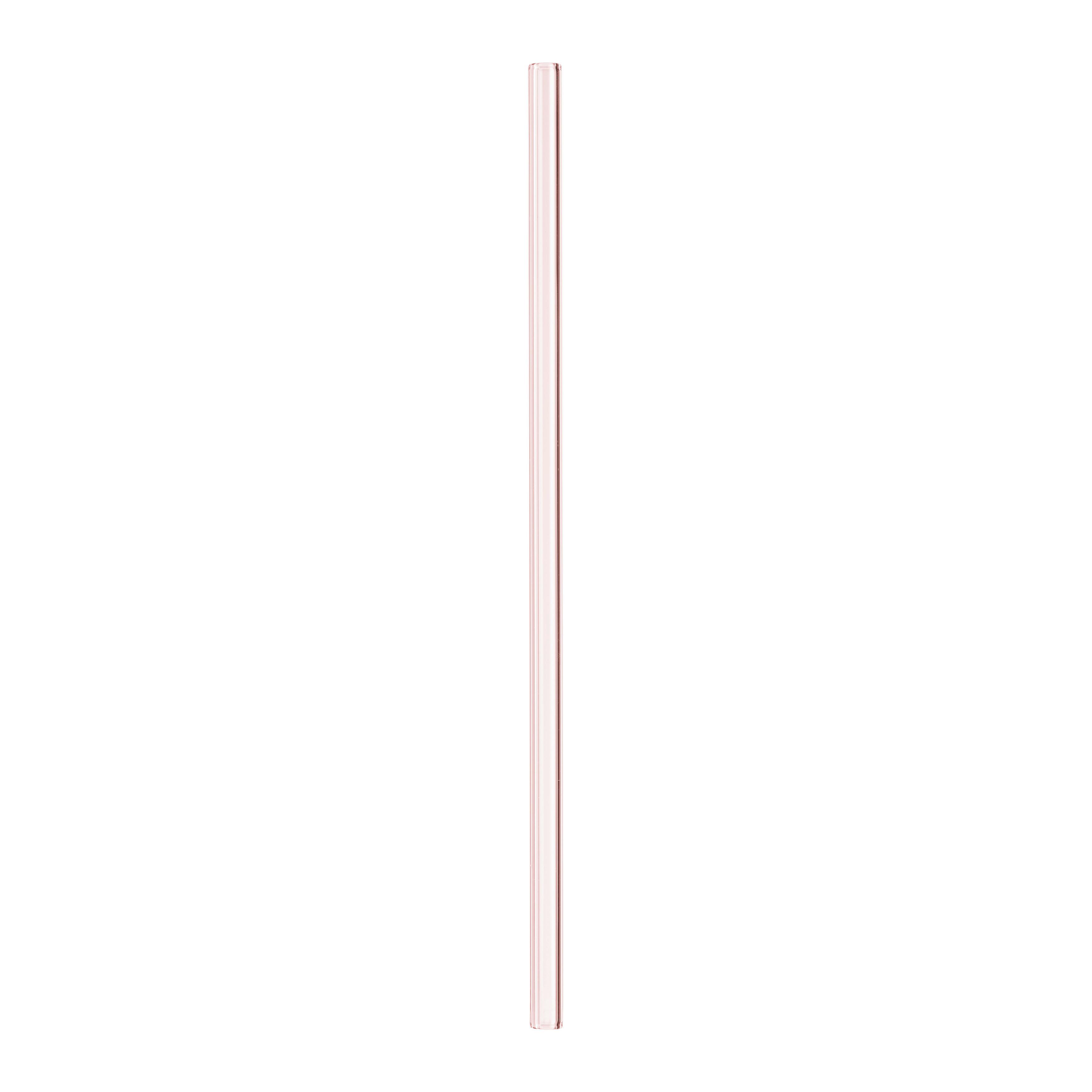 Slamka+ Četkica Jessy 7-Dijelni Set - pink/prozirno, staklo (23cm) - Premium Living