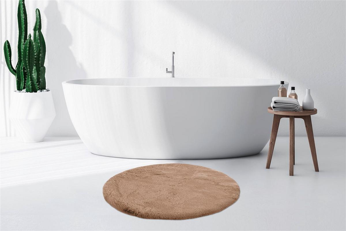 Hochflorteppich Rabbit 425 - Beige, Konventionell (100cm) - Kayoom