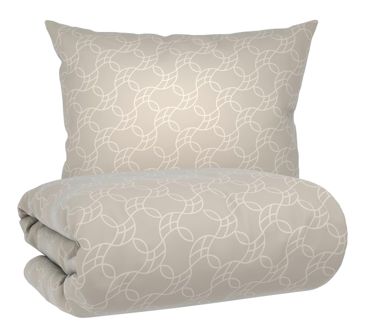 Posteljnina Arc - naravne barve, Romantika, tekstil (140/200cm) - Mömax