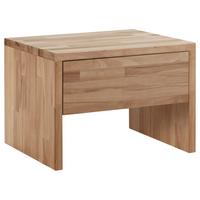 SZAFKA NOCNA SALVA - kolor bukowy/buk twardzielowy, Natur, drewno (48/35/40cm) - Hasena