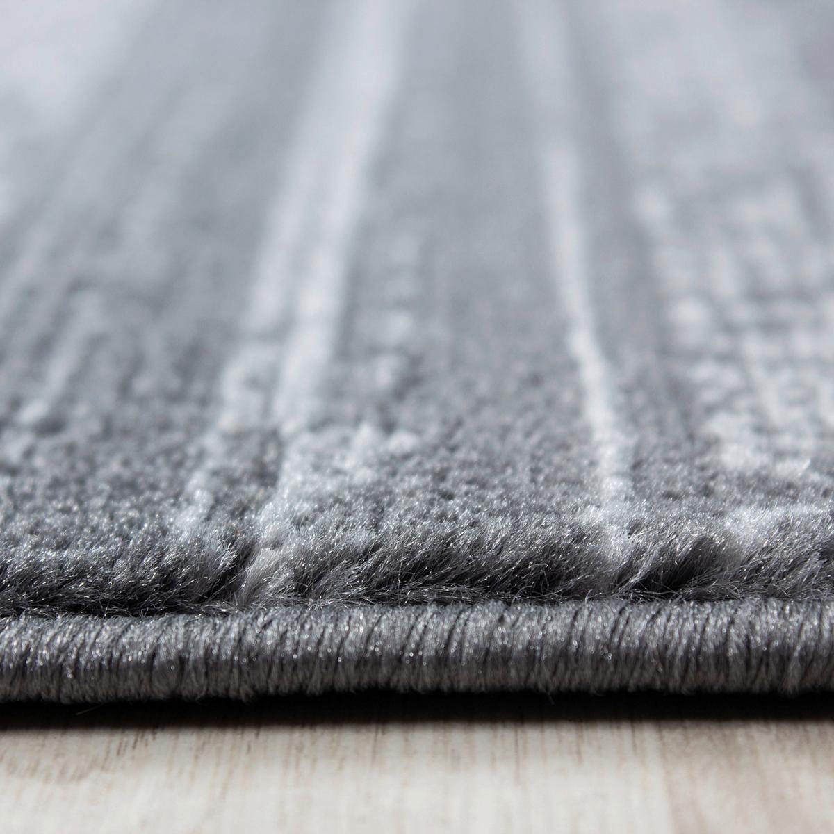 Webteppich Plus Grau ca. 80x150cm - Grau, Design, Textil (80/150cm) - Novel