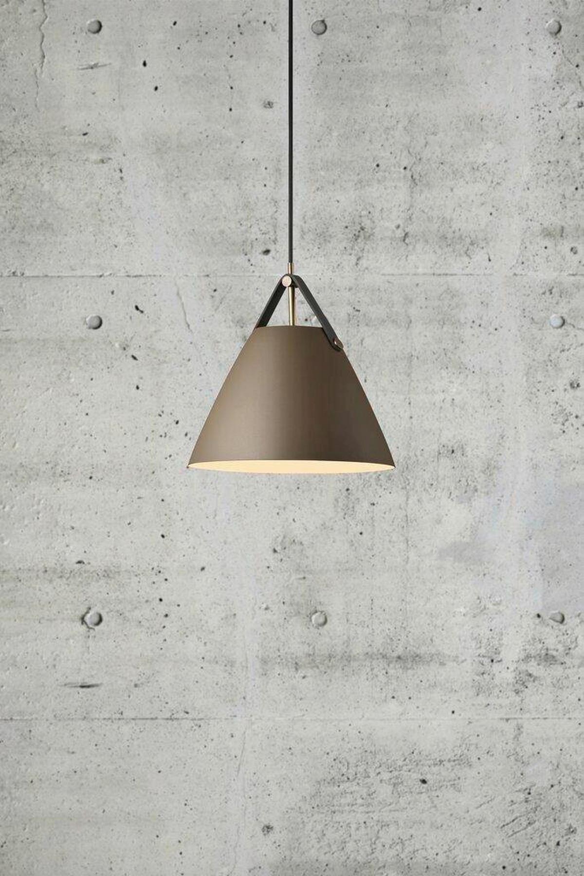 LAMPA WISZĄCA STRAP PELA 27 / JAPANDI - brązowy, Design, metal (27/27cm) - Nordlux