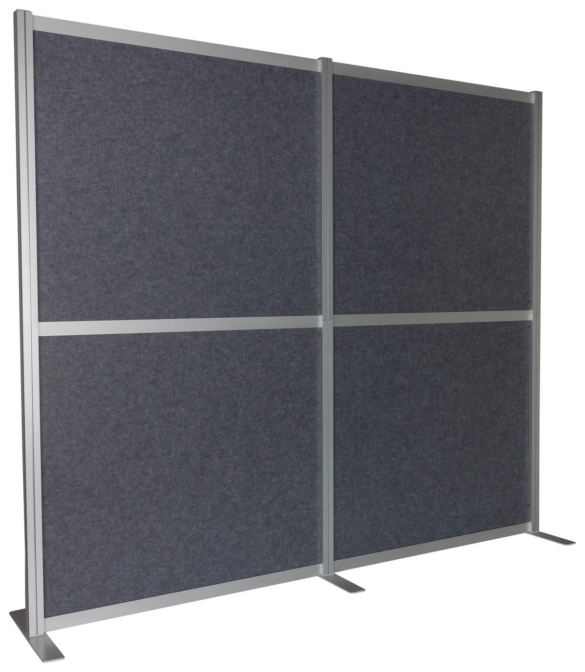 Pregradna Stena Flexmiut Modul, Siva - siva, Basics, kovina/umetna masa (193,5/167,3cm) - MID.YOU
