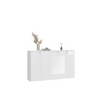 Komoda Projekt X - bijela visoki sjaj, Moderno, drvni materijal (152/99/34cm) - Modern Living