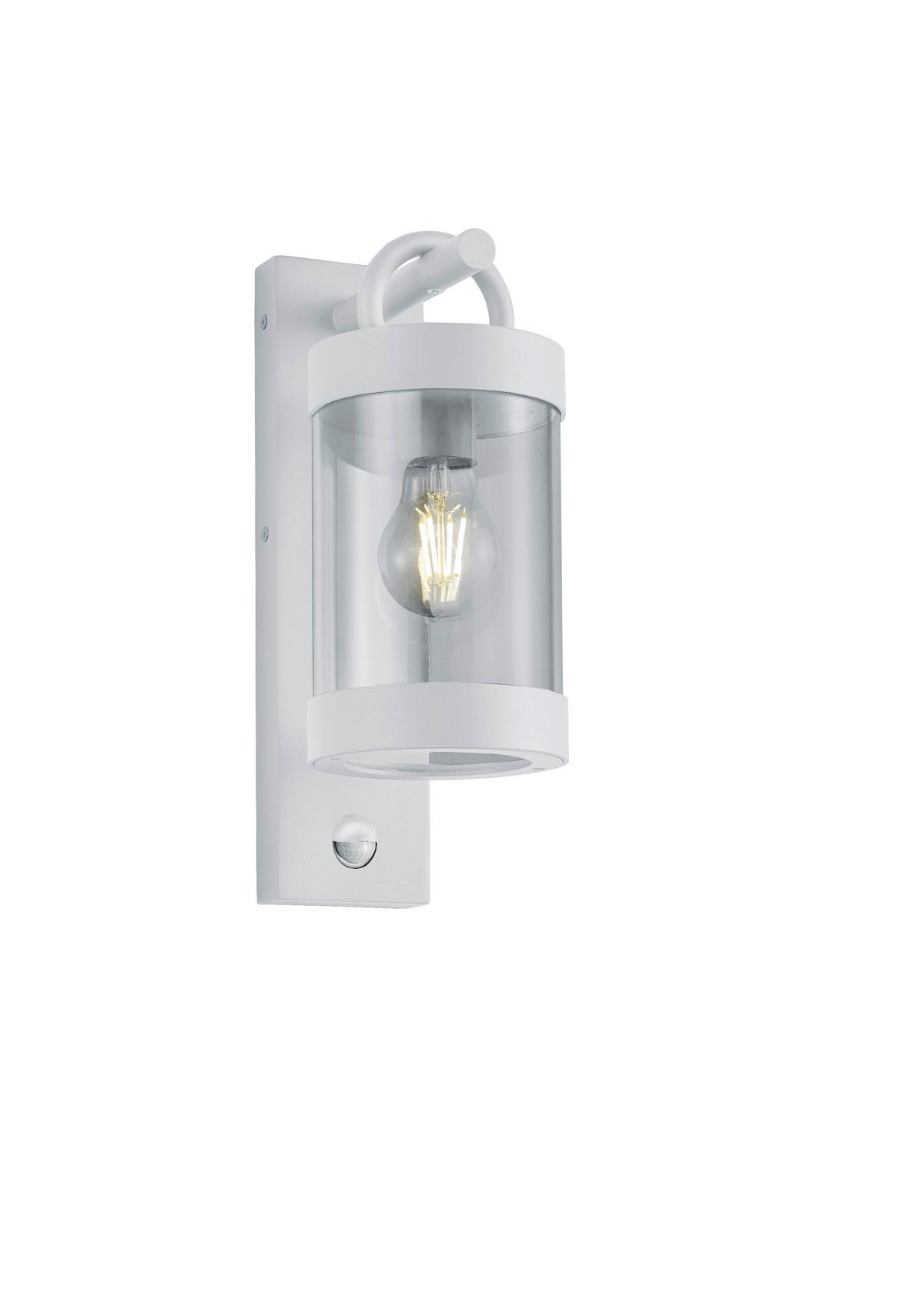 Außenwandleuchte Sambesi in Weiß max. 28 Watt - Weiß, Basics, Metall (12,5/33/18,6cm) - Trio Leuchten