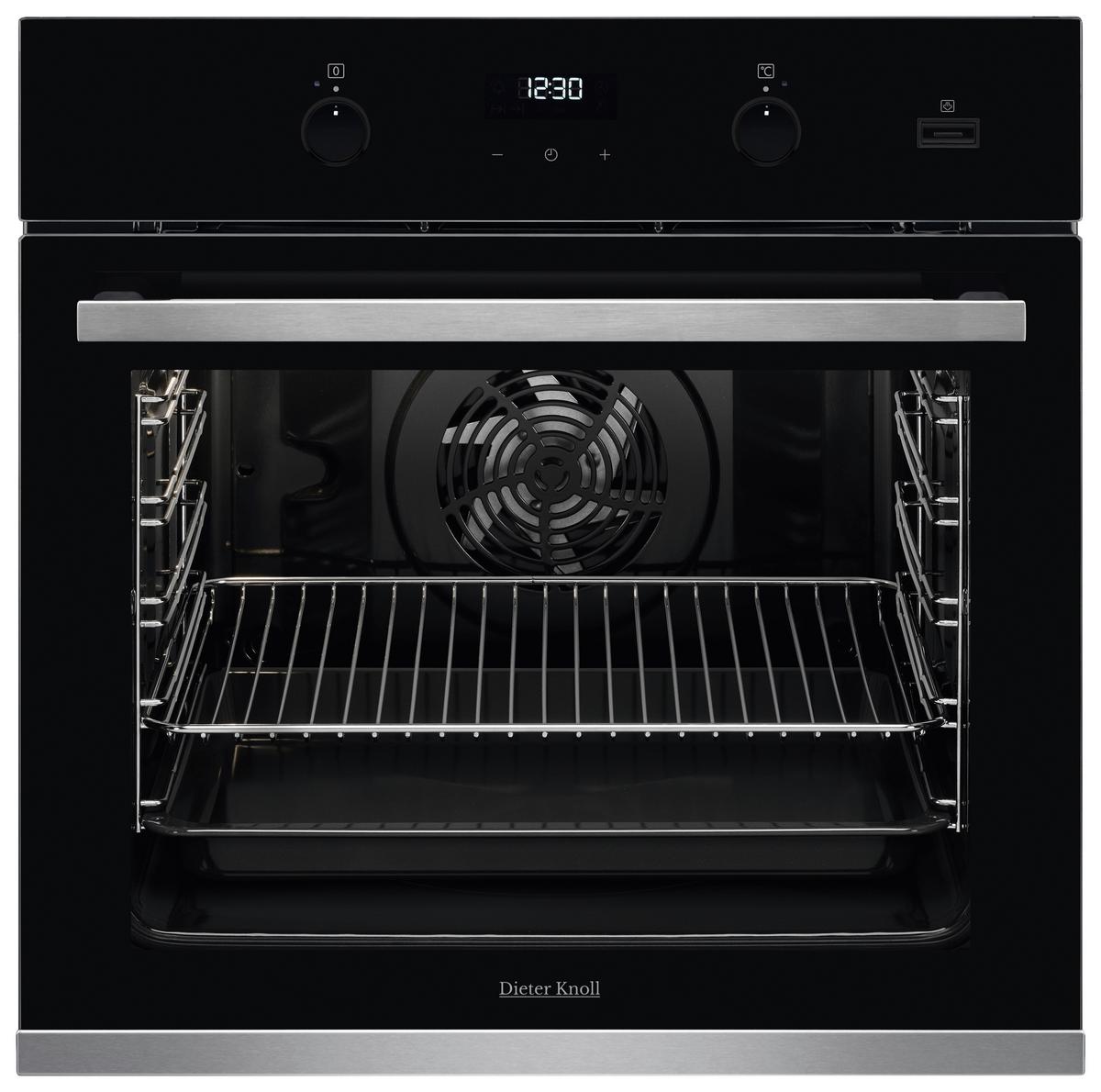 Einbaubackofen DKB65902XK - Edelstahlfarben/Schwarz, Basics, Metall (59,4cm) - Dieter Knoll