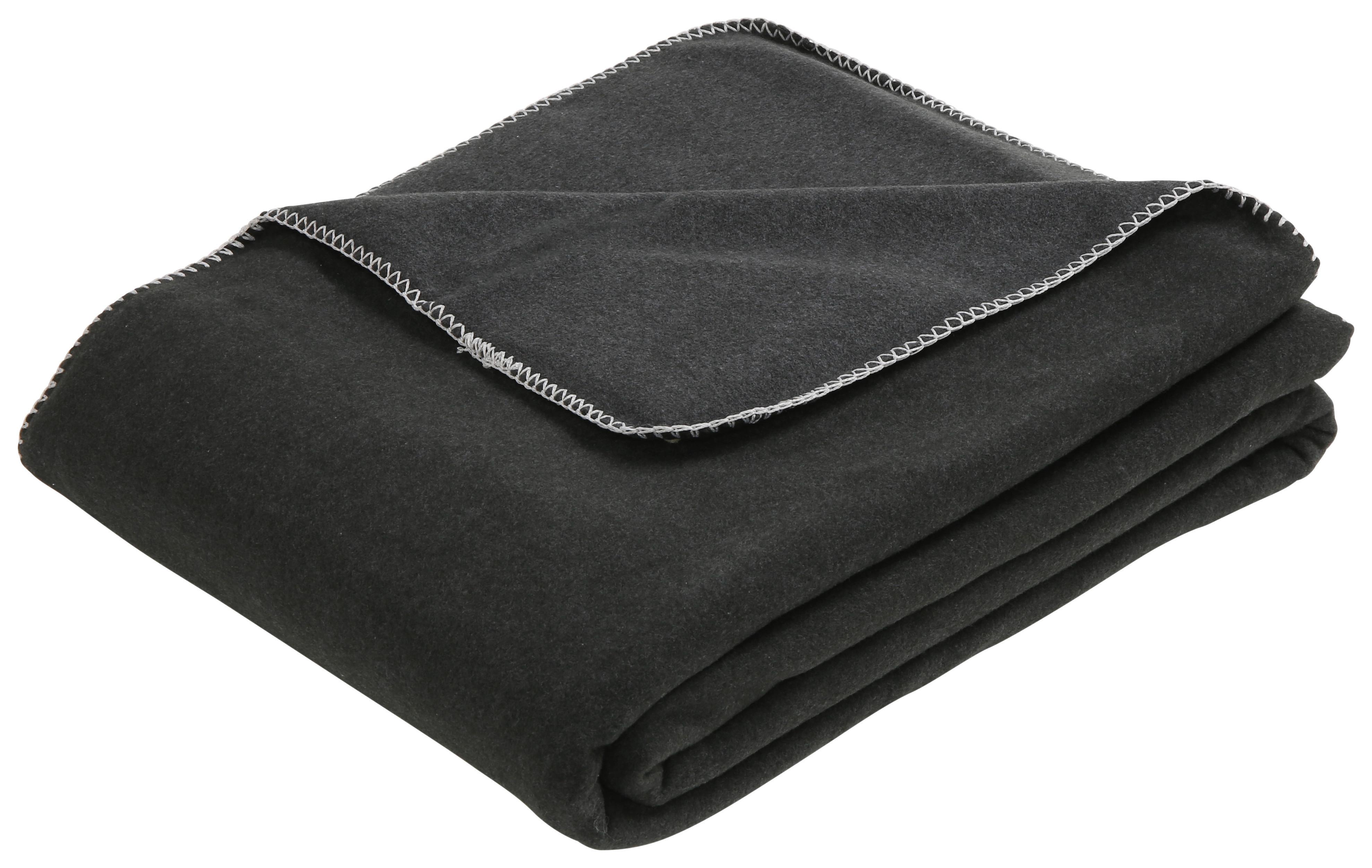 PĂTURĂ PUFOASĂ Fay - antracit, Modern, textil (150/200cm) - Modern Living