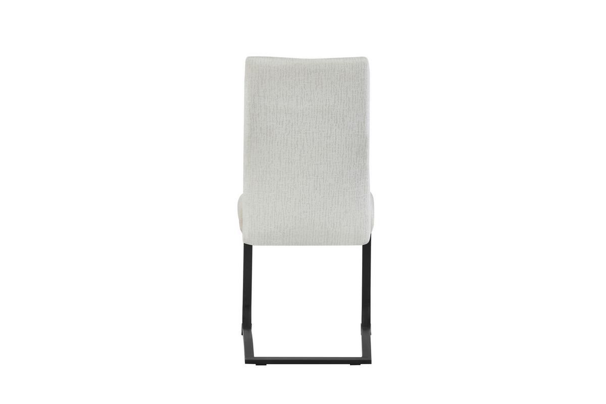 Set Nihajnih Stolov Leni, Krem Barva, 2 Kos - črna/krem barve, Moderno, kovina/tekstil (43/98/59cm) - MID.YOU