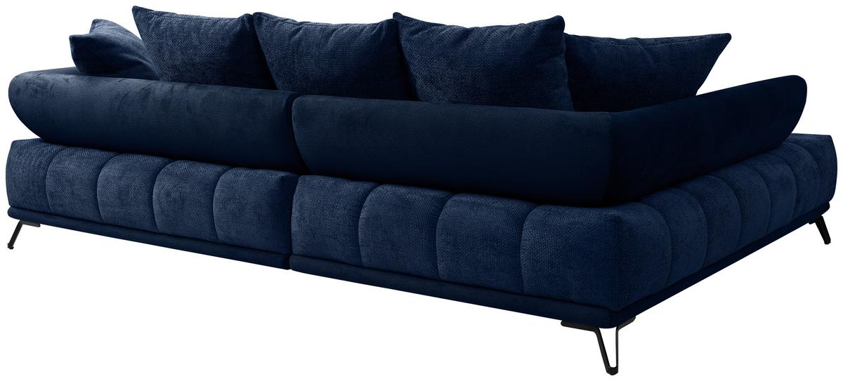 Ugaona Garnitura Largo N - tamnoplava/crna, Moderno, tekstil/metal (184/262cm) - Modern Living