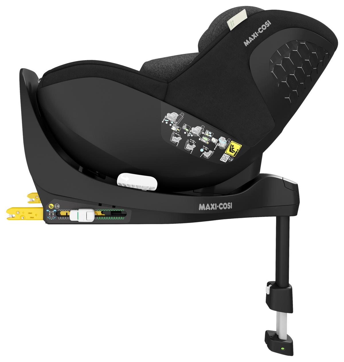 DZIECIĘCY FOTELIK SAMOCHODOWY 8515671110 MICA PRO ECO - czarny, Basics, tworzywo sztuczne/metal (44,2/64,8/68,3cm) - Maxi-Cosi