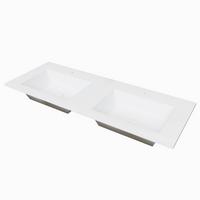 Umivaonik Cellini - bijela, Moderno, prirodni materijali (121/46cm)