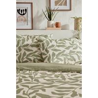 Lenjerie de pat Ranforce cca. 200x220/2x50x70 cm - verde deschis, Modern, textil (200/220cm)
