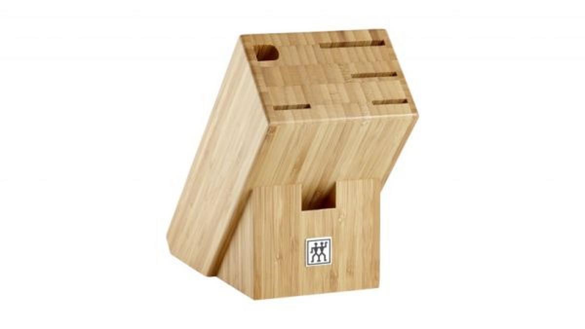 BLOK NA NOŻE 1002248/ 35068-003-0 - czarny/brązowy, Basics, metal/drewno - Zwilling
