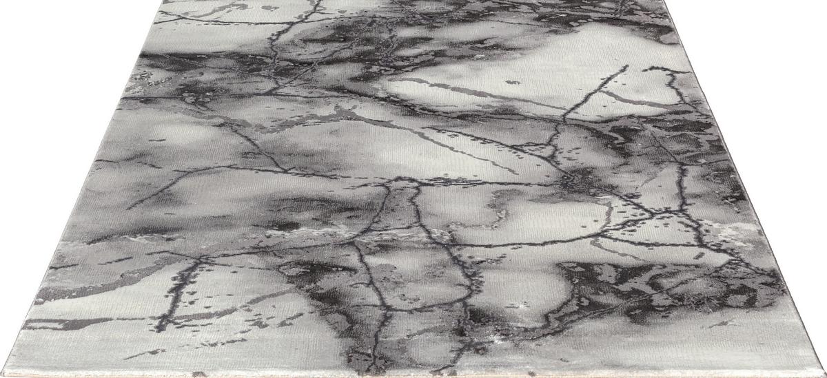 Webteppich Craft Grau ca. 160x230cm - Grau, KONVENTIONELL, Textil (160/230cm)