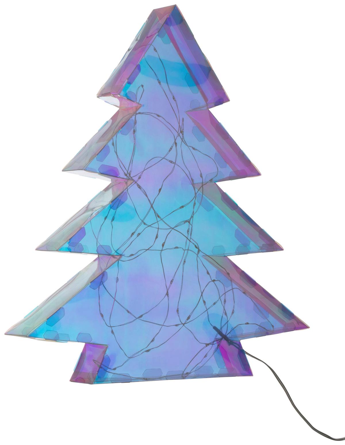 Led Díszlámpa Guti - átlátszó, Konventionell, műanyag/fém (32/4,5/40cm) - Modern Living