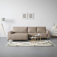 Ecksofa Integra Greige - Greige/Schwarz, Textil/Metall (170/81-93/294cm) - Mömax