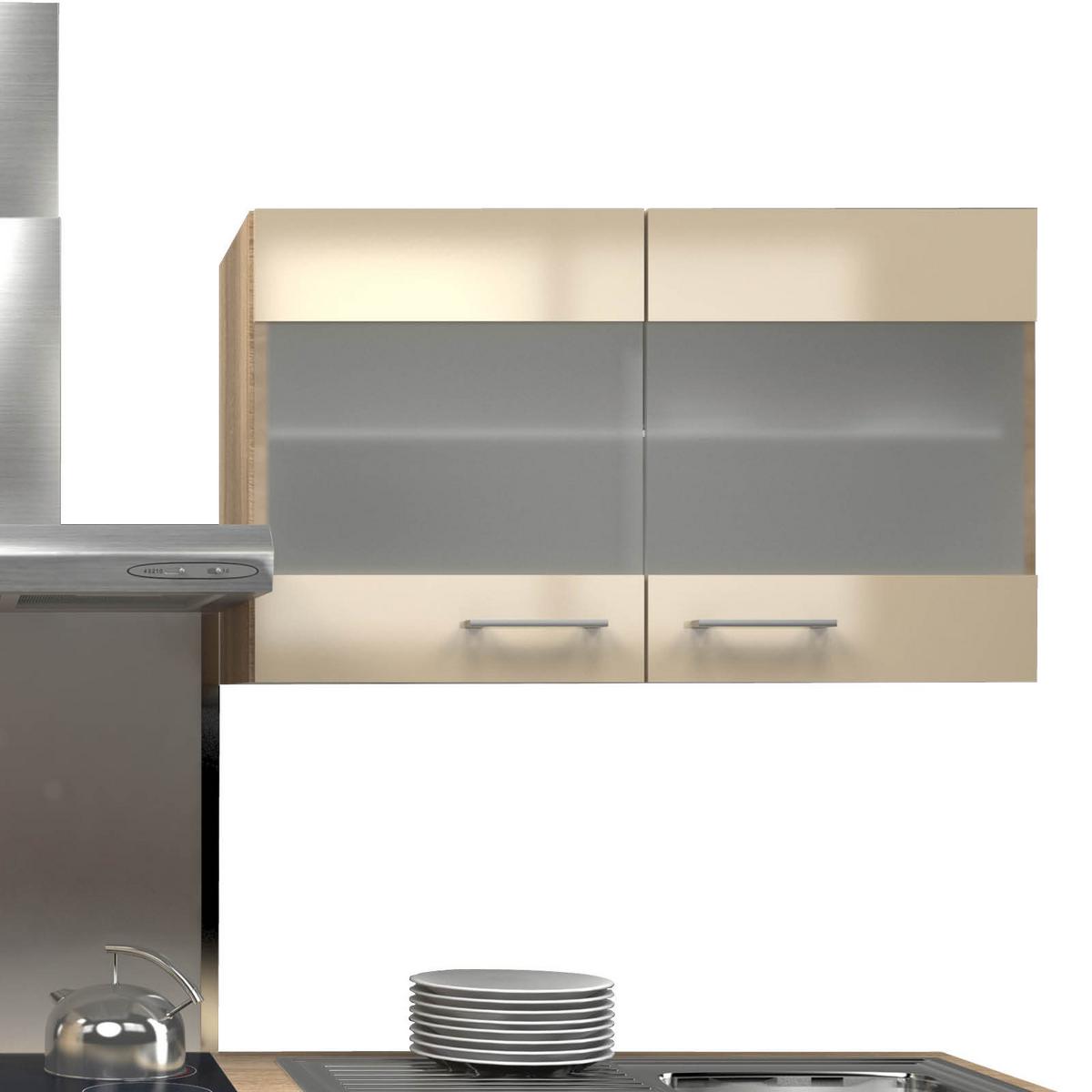 Kuhinjski Blok Z Aparati Nepal, Kašmir, Barva Bukve - barve nerjavečega jekla/kašmir, Moderno, kovina/steklo (270cm) - FlexWell