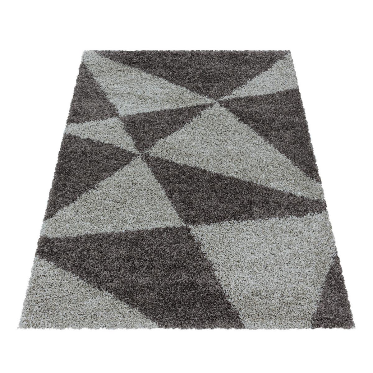 Hochflorteppich Tango Taupe ca. 140x200cm - Taupe, Design, Textil (140/200cm)