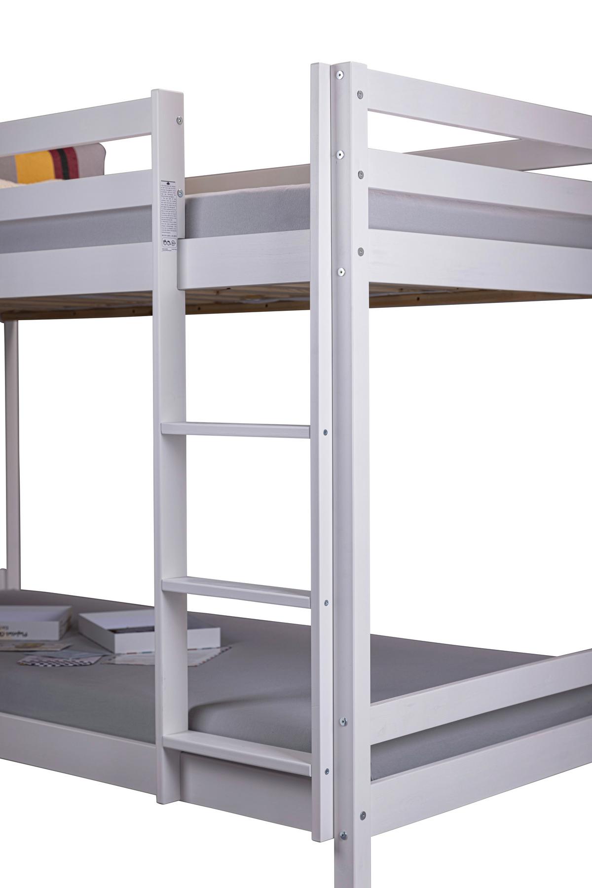 Krevet Na Sprat Small Cloud - bela, Moderno, drvo (90/200cm) - Modern Living