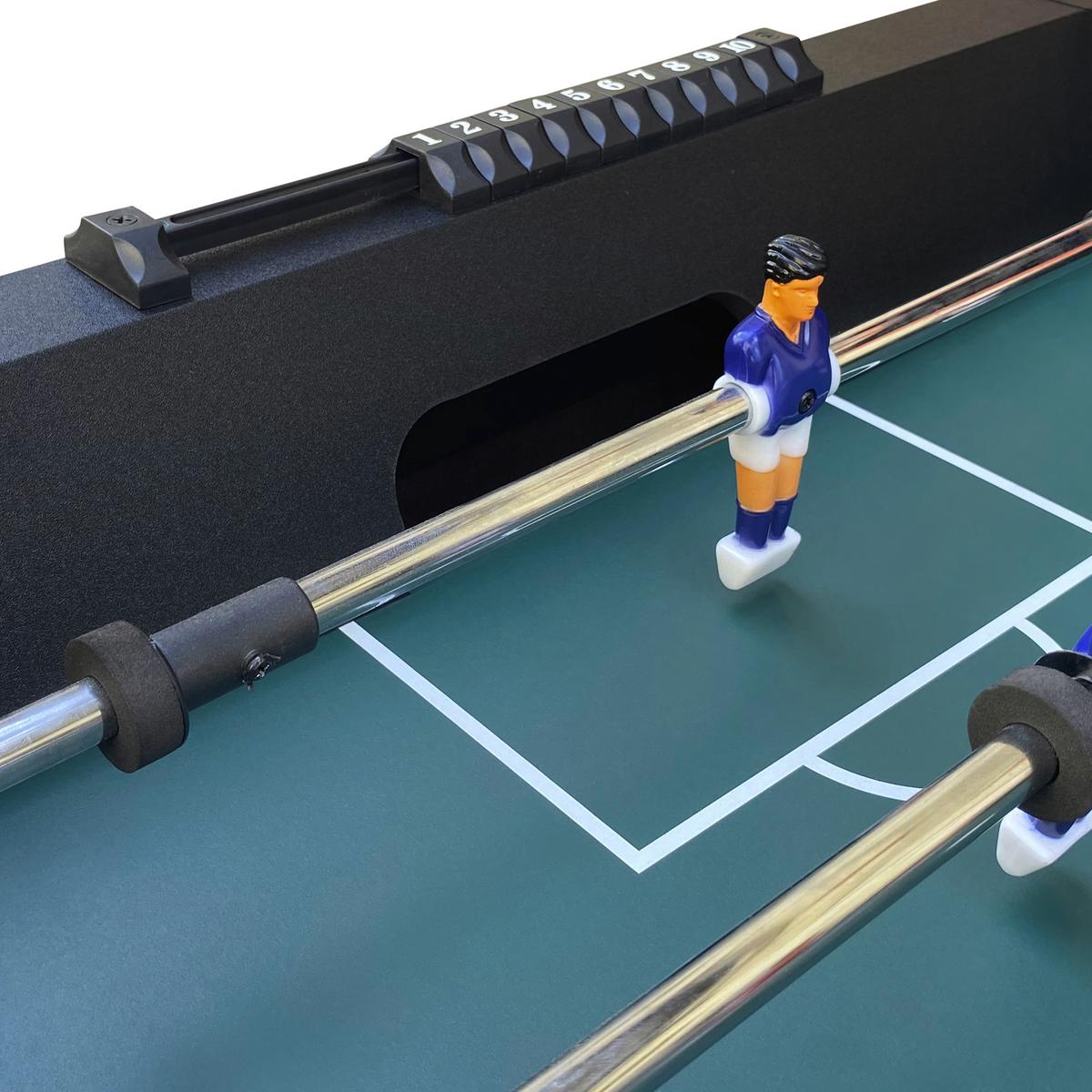 Tischfußball Scorpion Kick TS - Schwarz, KONVENTIONELL, Holz (61/81/122cm) - Ambia Garden