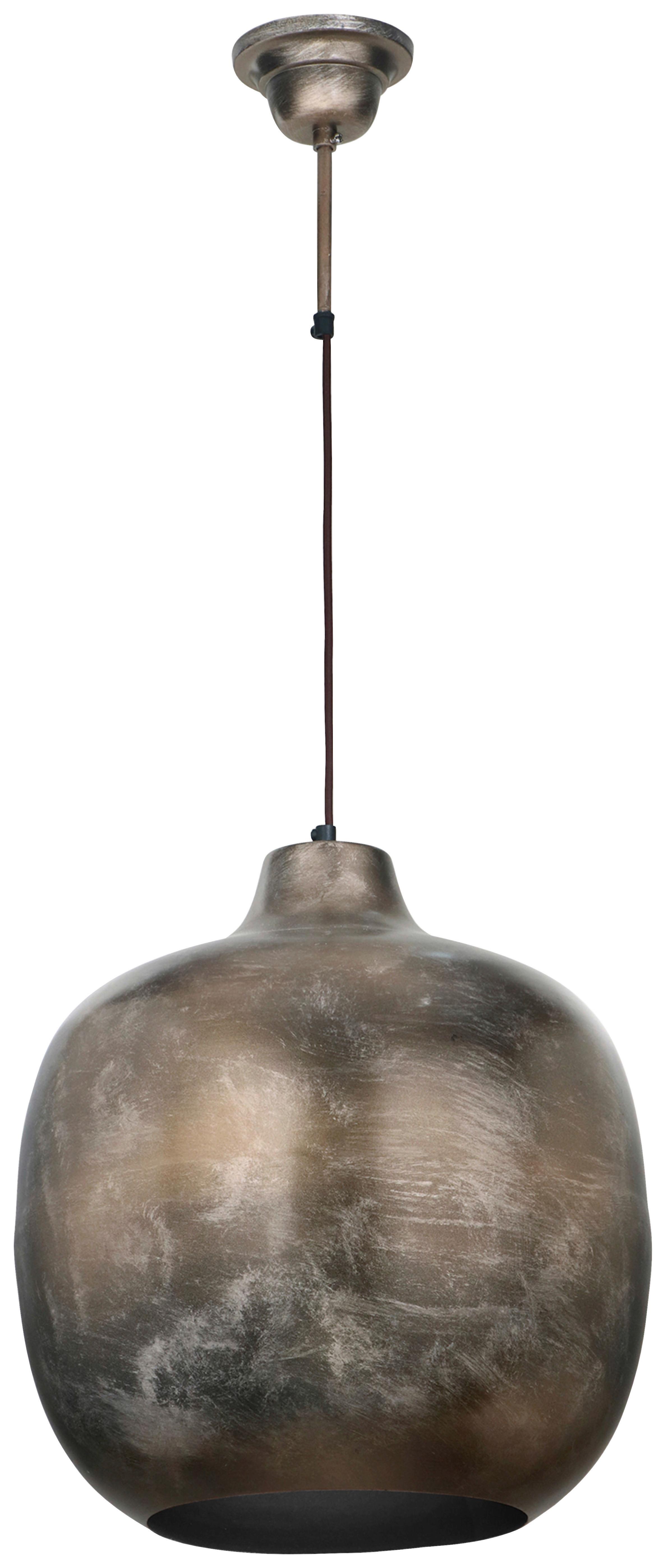 Hängeleuchte Sawyer 125 Bronze - Bronzefarben, Basics, Metall (40,5/40,5/43cm) - Kayoom