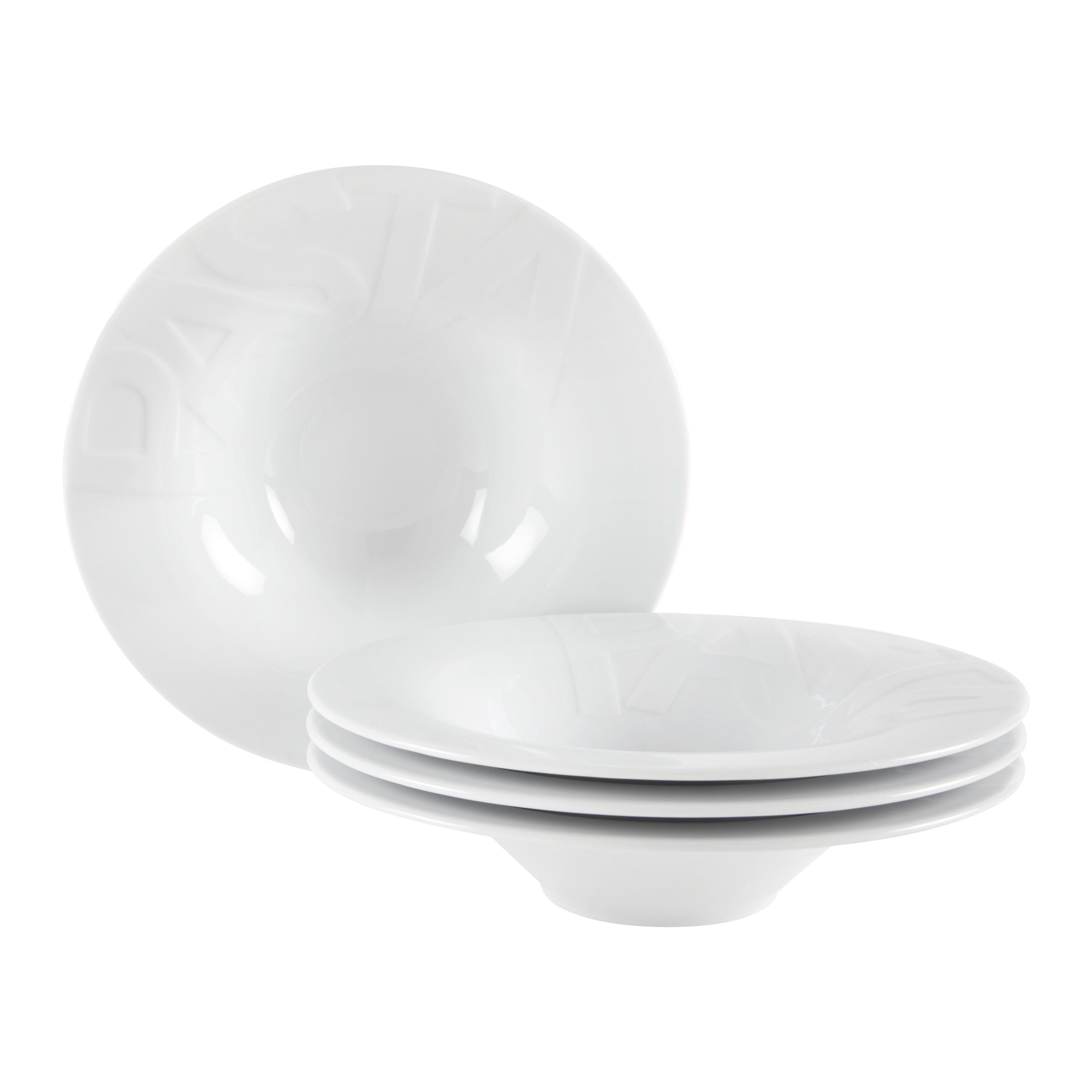 Set Krožnikov Za Testenine Gourmet, 4-Delni - bela, keramika (30cm) - Creatable
