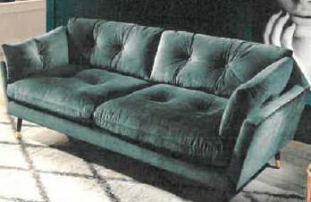 Canapea JAPAN - verde, Modern, textil (206/79/94cm) - Modern Living